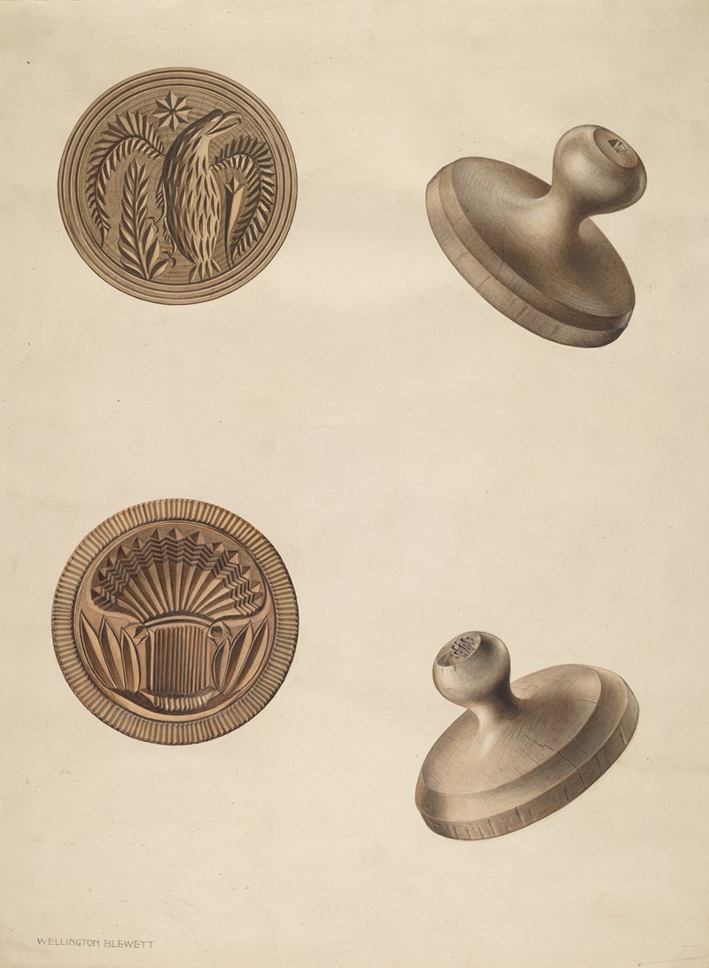 Wellington Blewett - Butter Mold