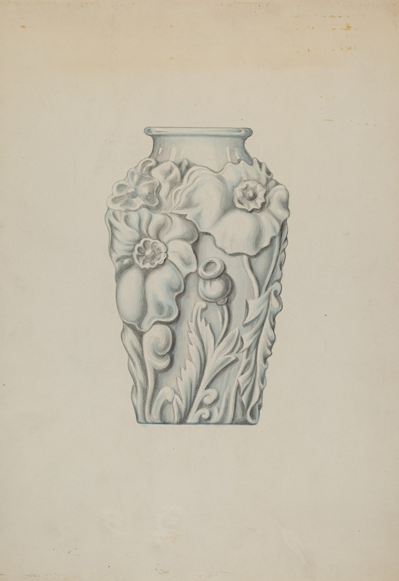 Wellington Blewett - Milk Glass Vase