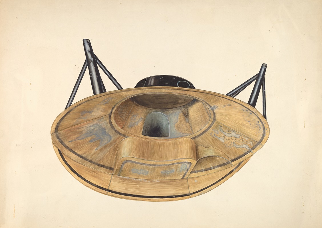 Wilbur M Rice - Circular Tin Bath Tub