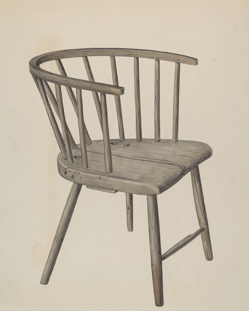 Wilbur M Rice - Handmade Arm Chair