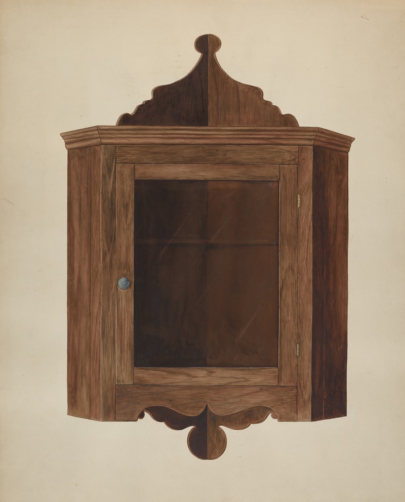 Wilbur M Rice - Hanging Corner Cupboard