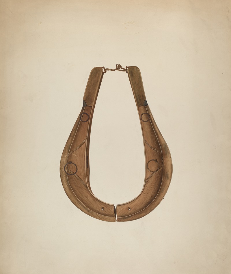 Wilbur M Rice - Horse Collar and Hame