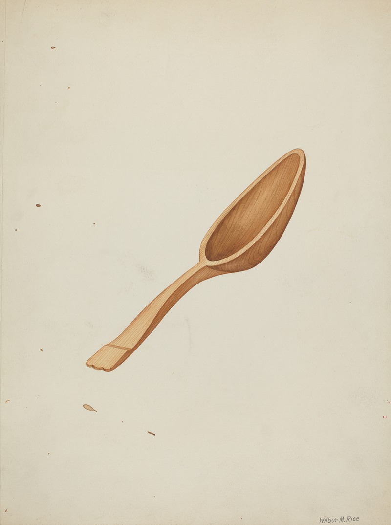 Wilbur M Rice - Spoon