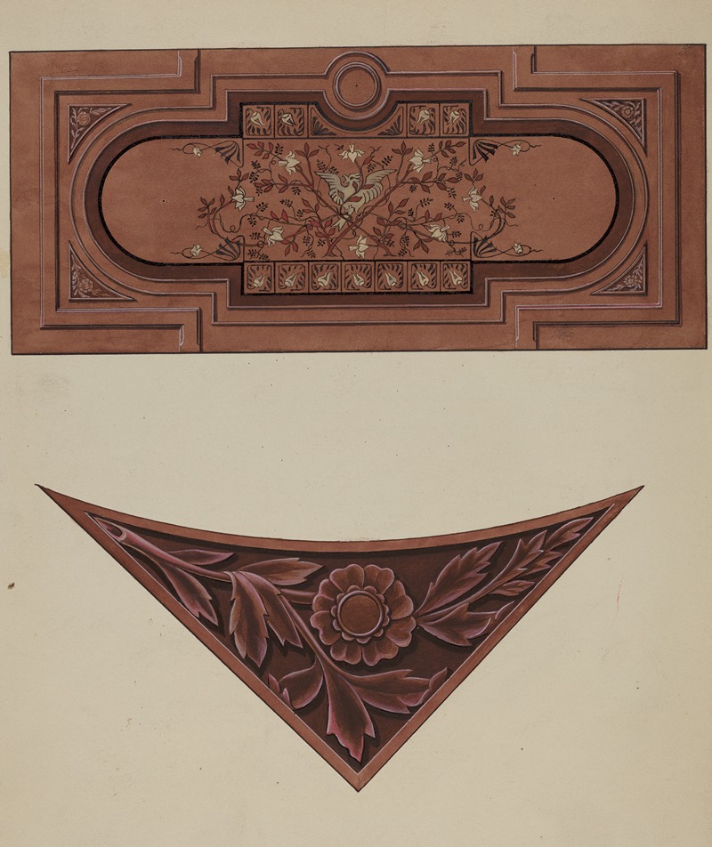 William A. Kropp - Inlaid Wood Panel