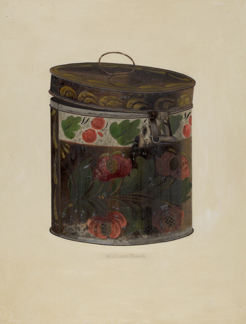 William Frank - Toleware Tin Cannister