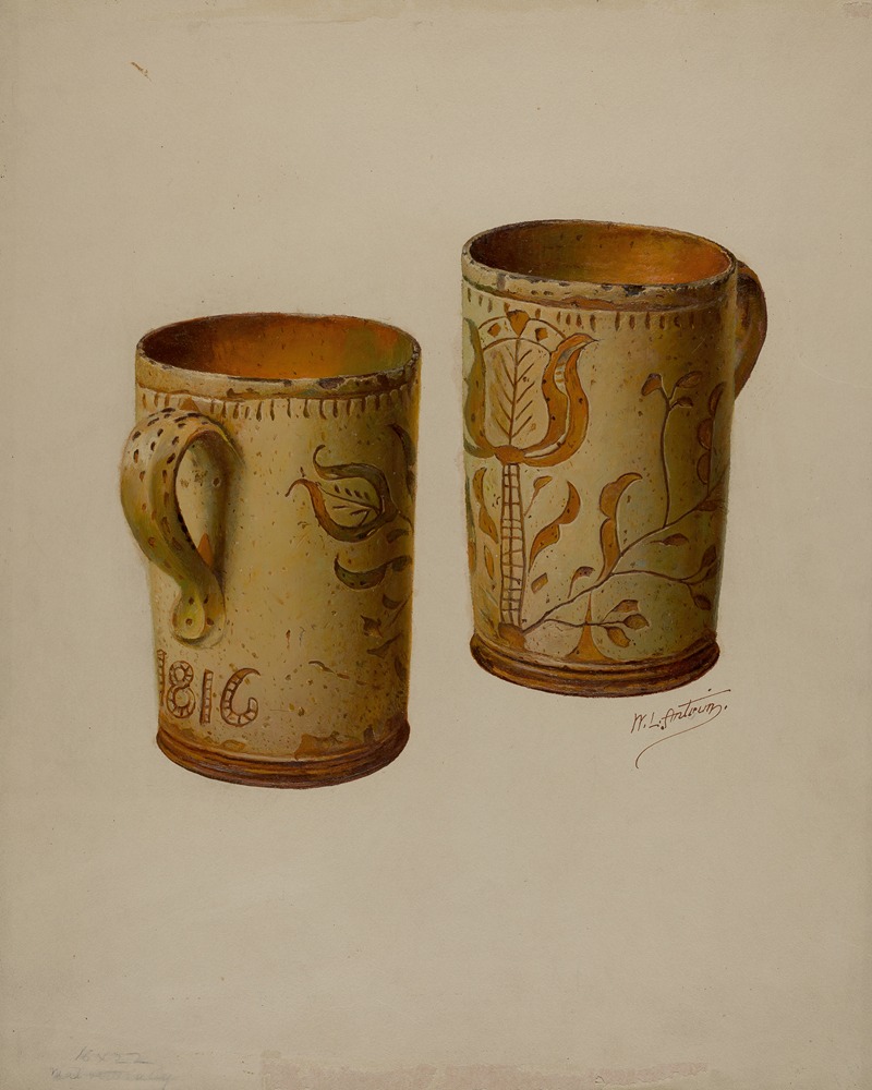 William L. Antrim - Pa. German Drinking Mug