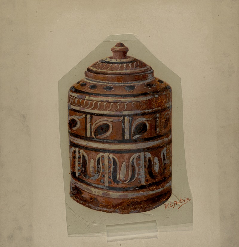 William L. Antrim - Pa. German Jar
