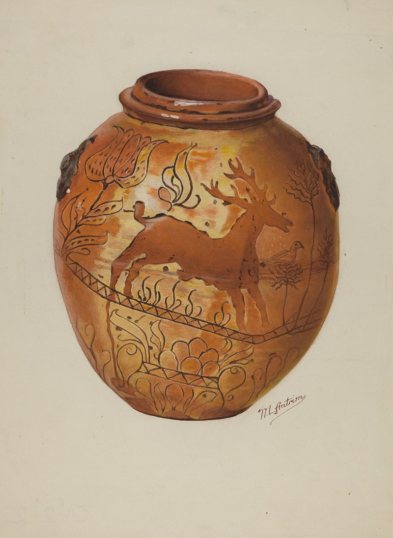 William L. Antrim - Pa. German Jar