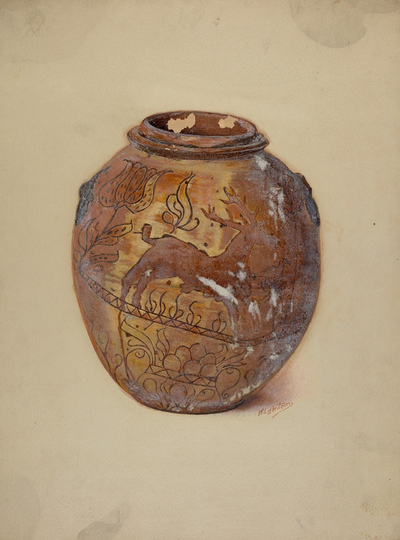 William L. Antrim - Pa. German Jar