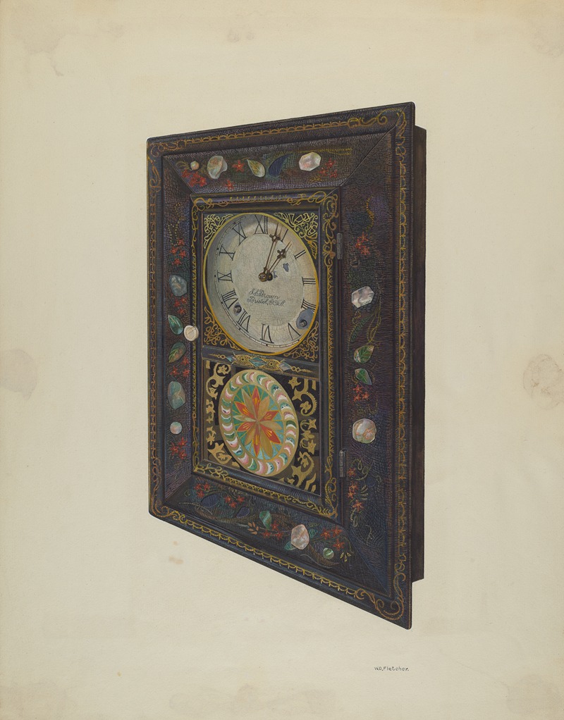 William O. Fletcher - J.C. Brown Clock