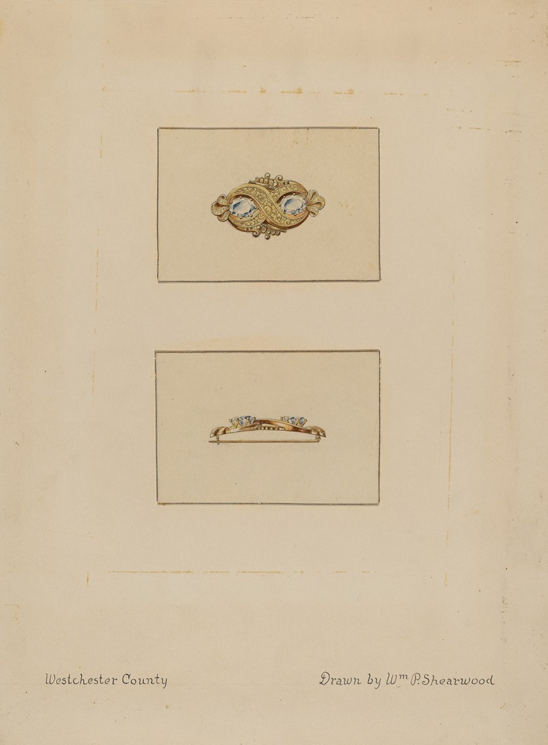 William P. Shearwood - Brooch