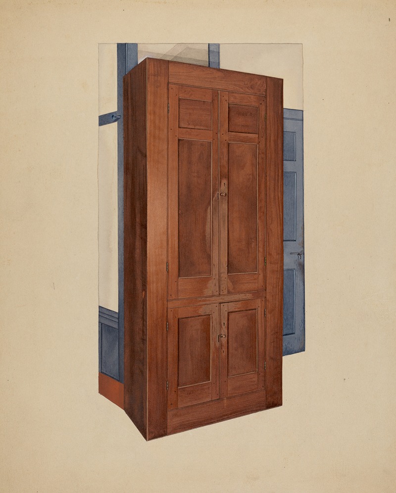 William Paul Childers - Shaker Dining Room Cupboard