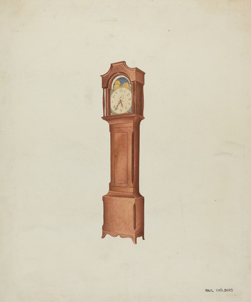 William Paul Childers - Shaker Tall Clock