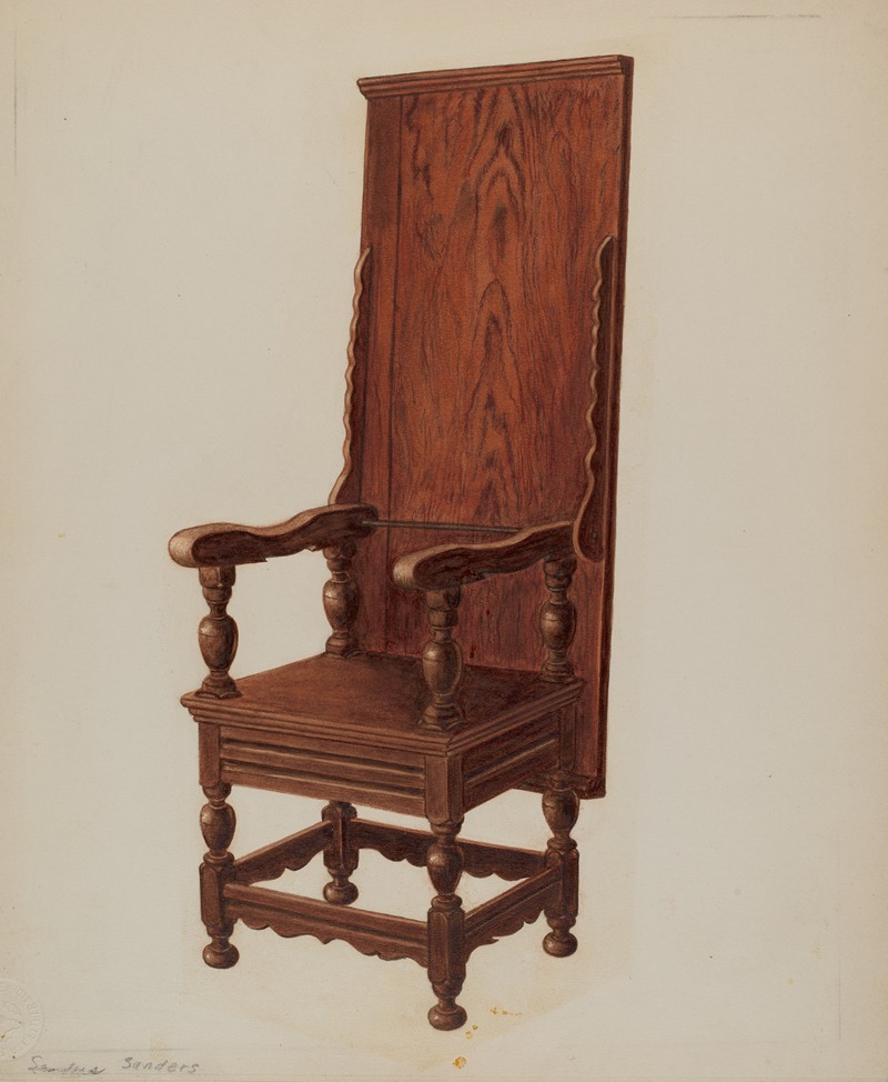 William Sanders - Jacobean Chair-table