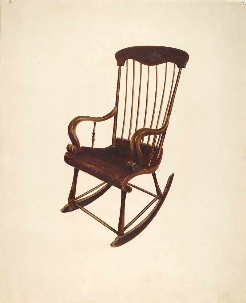 William Spiecker - Rocking Chair – Bishop Hill