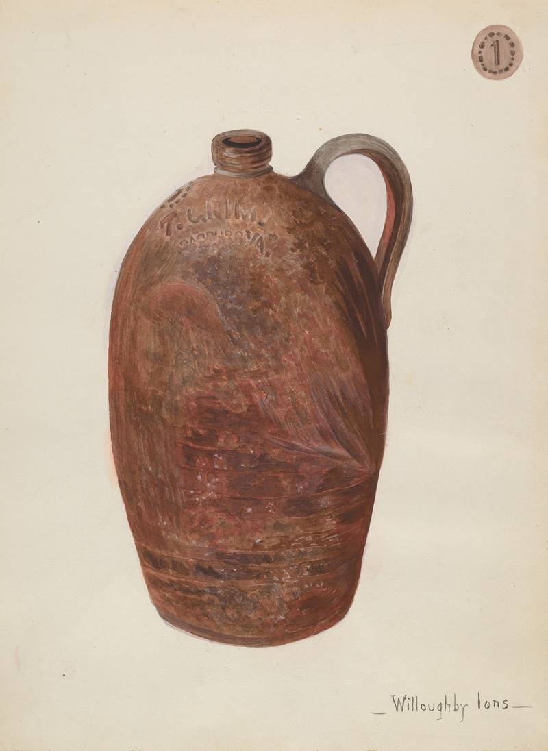 Willoughby Ions - Pottery Jug