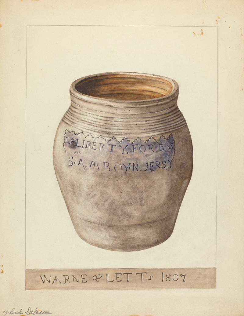 Yolande Delasser - Small Pot