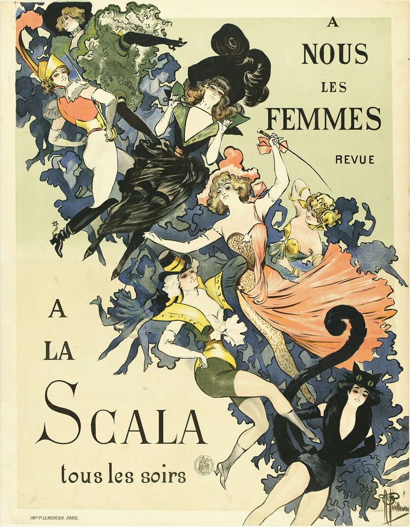 Albert Guillaume - A Nous Les Femmes Revue A La  Scala Tous Les Soirs