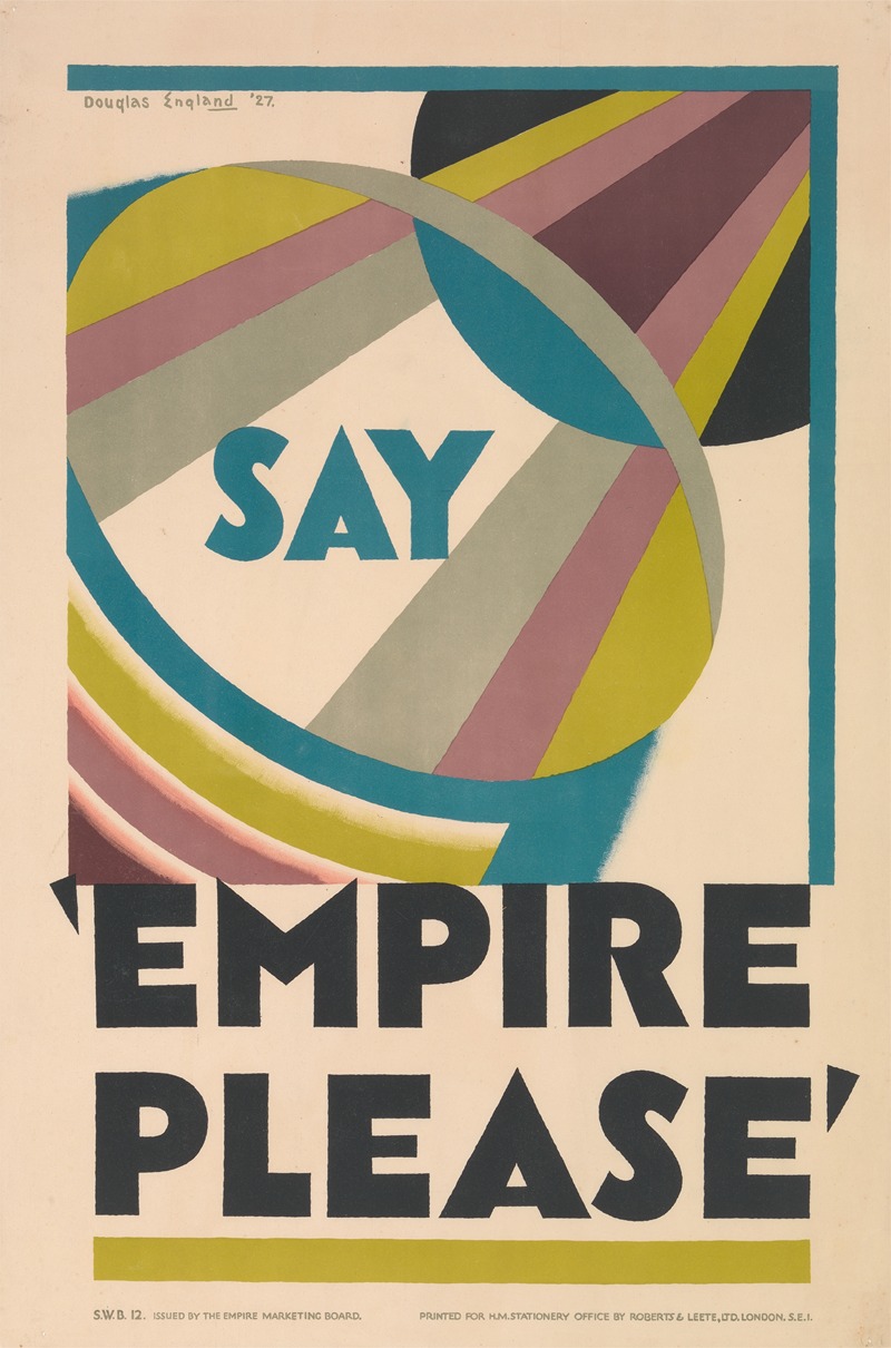 Douglas England - Say ’empire Please’