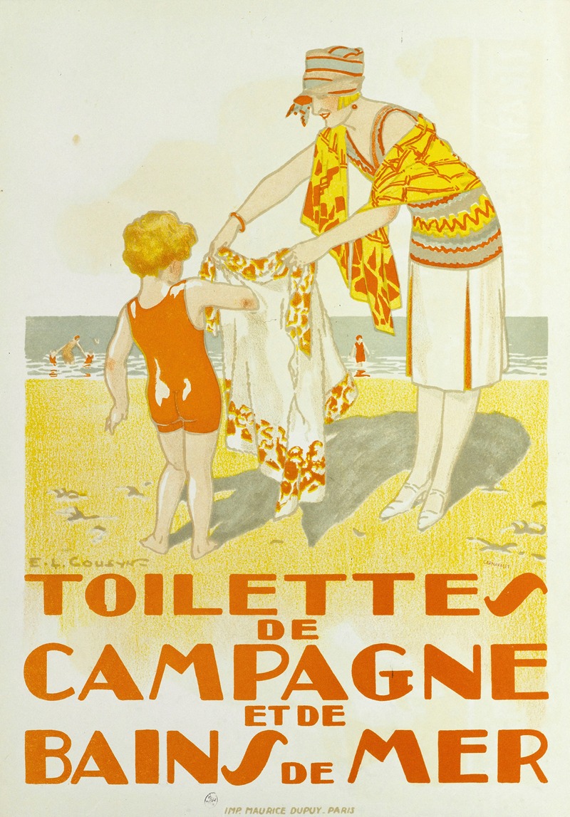 E. L. Cousyn - Toilettes De Campagne Et De Bains De Mer