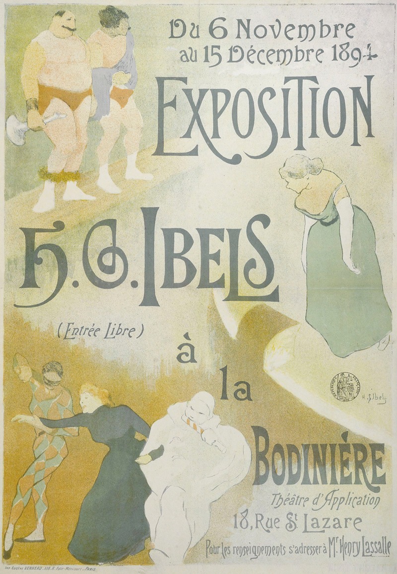 Henri-Gabriel Ibels - Exposition H.G. Ibels (Entrée Libre) À La Bodiniere