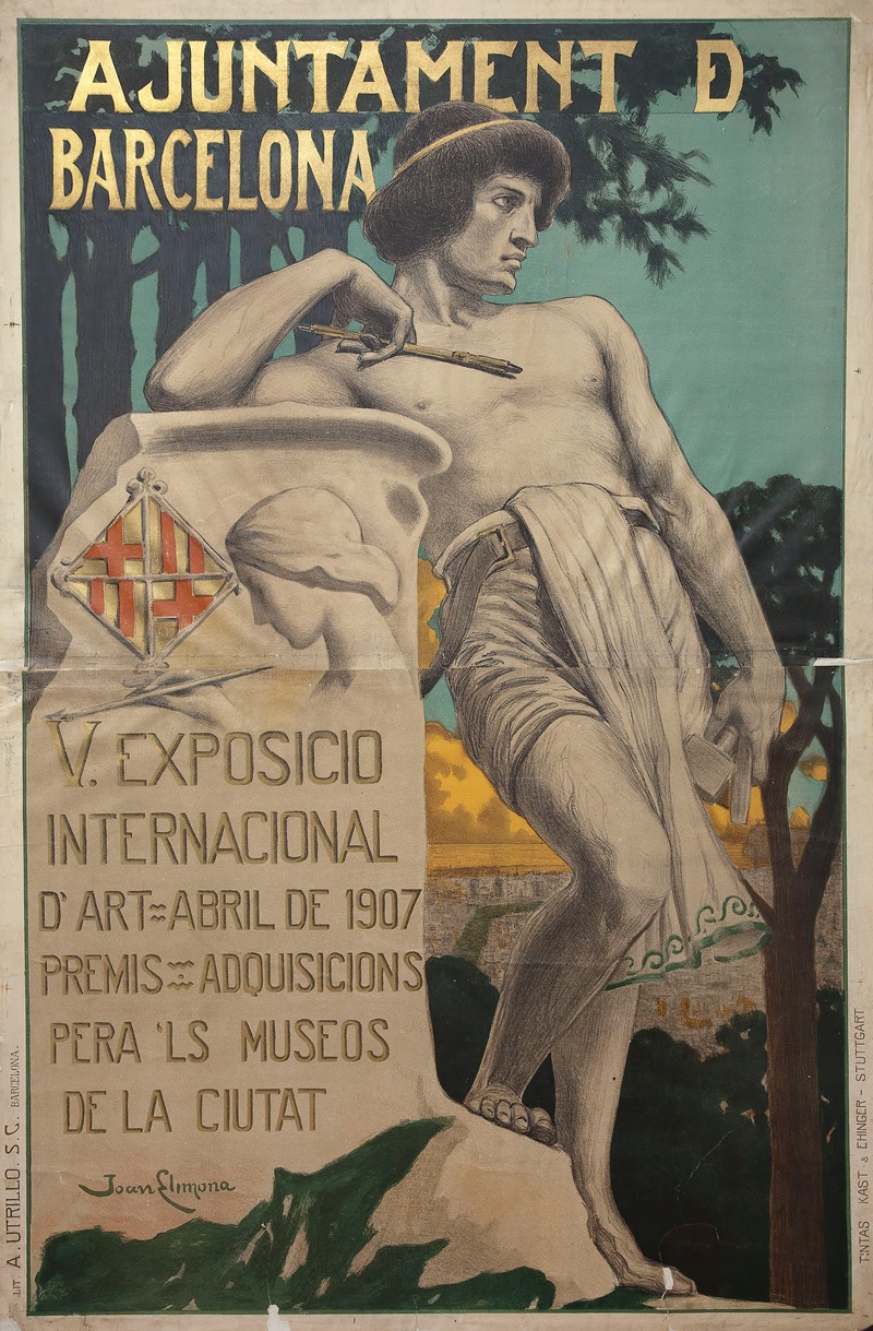 Joan Llimona - V Exposicio Internacional D’art. Abril De 1907