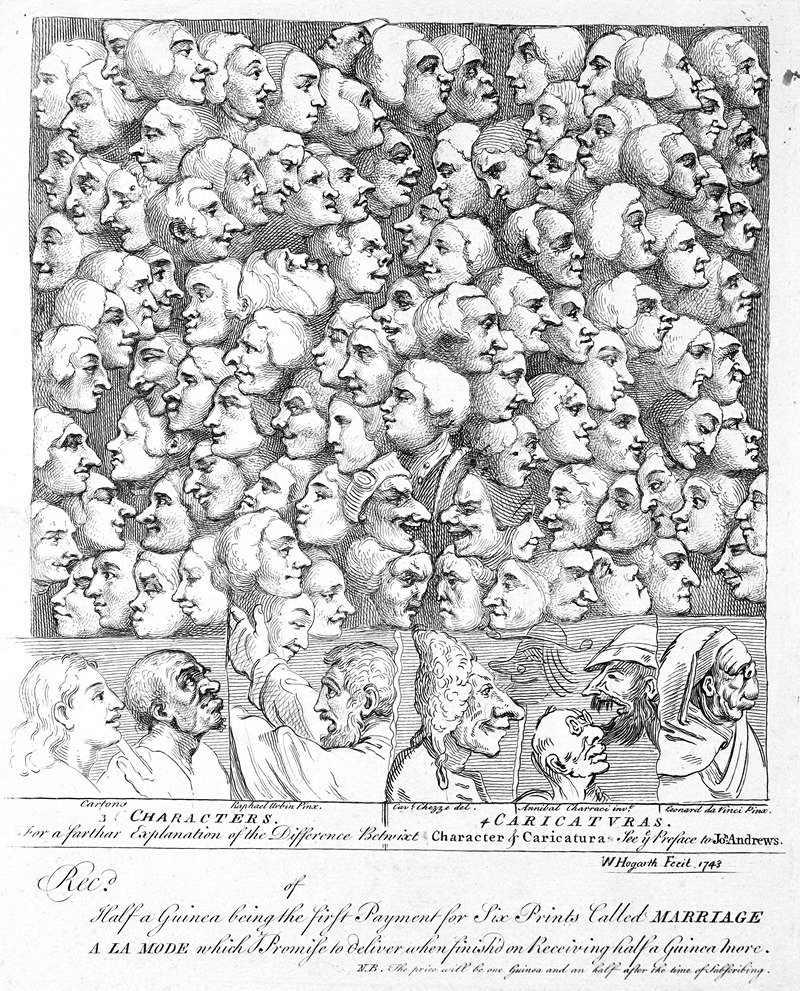 William Hogarth - Characters and Caricaturas