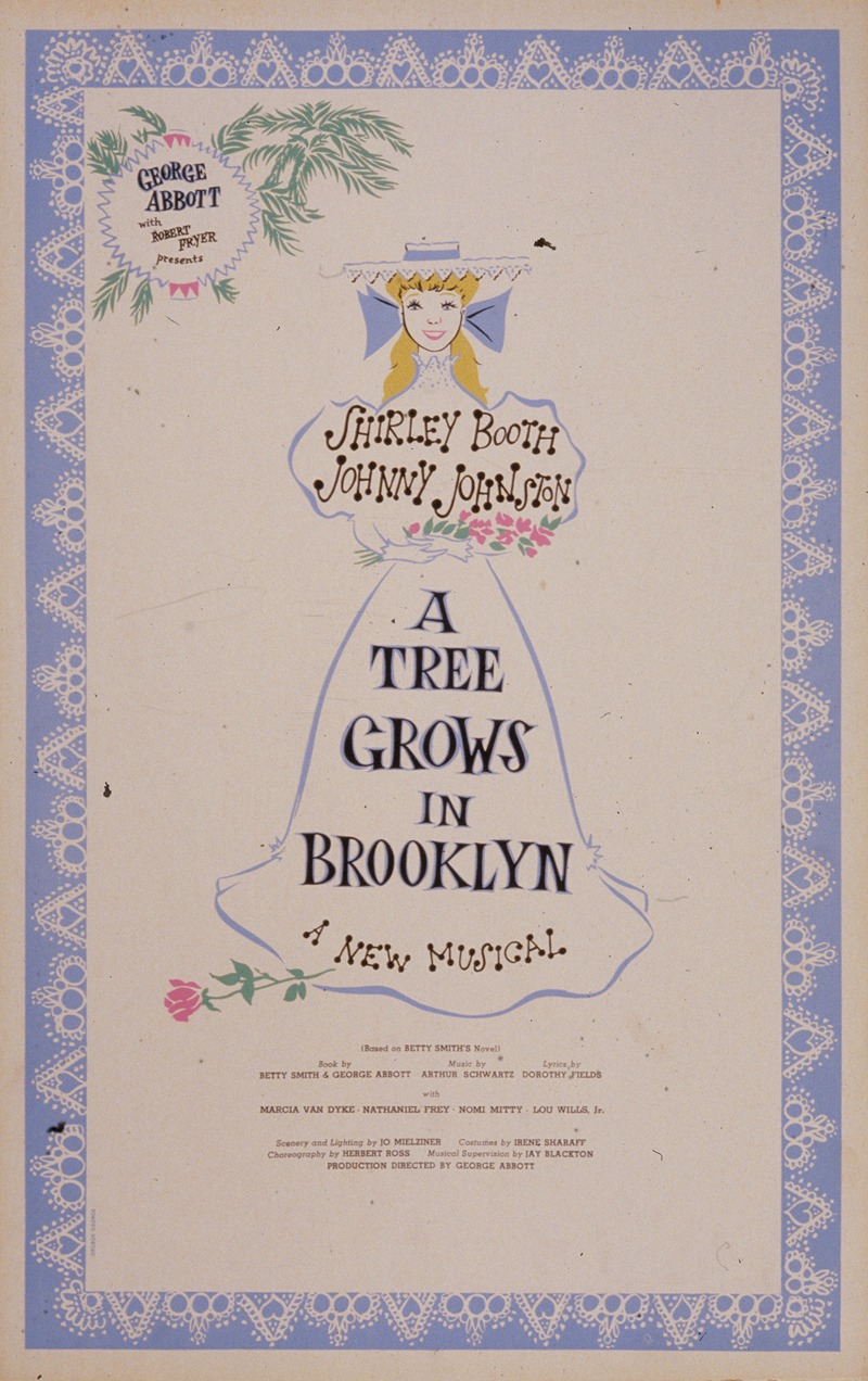 Artcraft Lithograph - A tree grows in Brooklyn