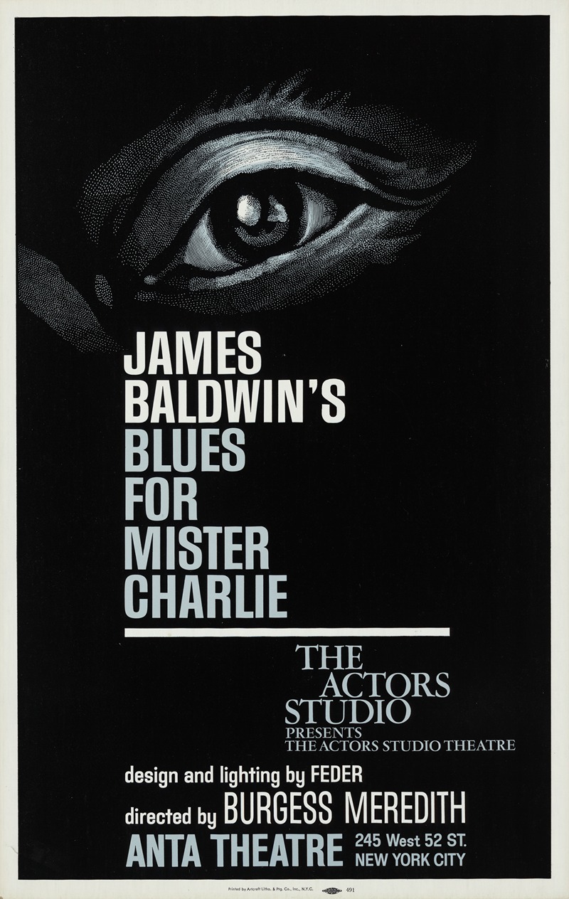 Artcraft Lithograph - Blues for Mister Charliey