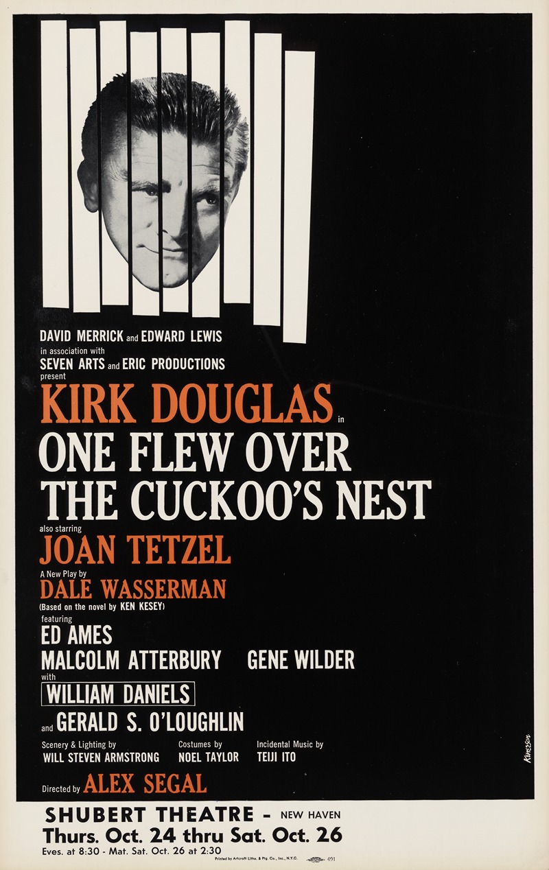 Artcraft Lithograph - One flew over the cuckoo’s nest