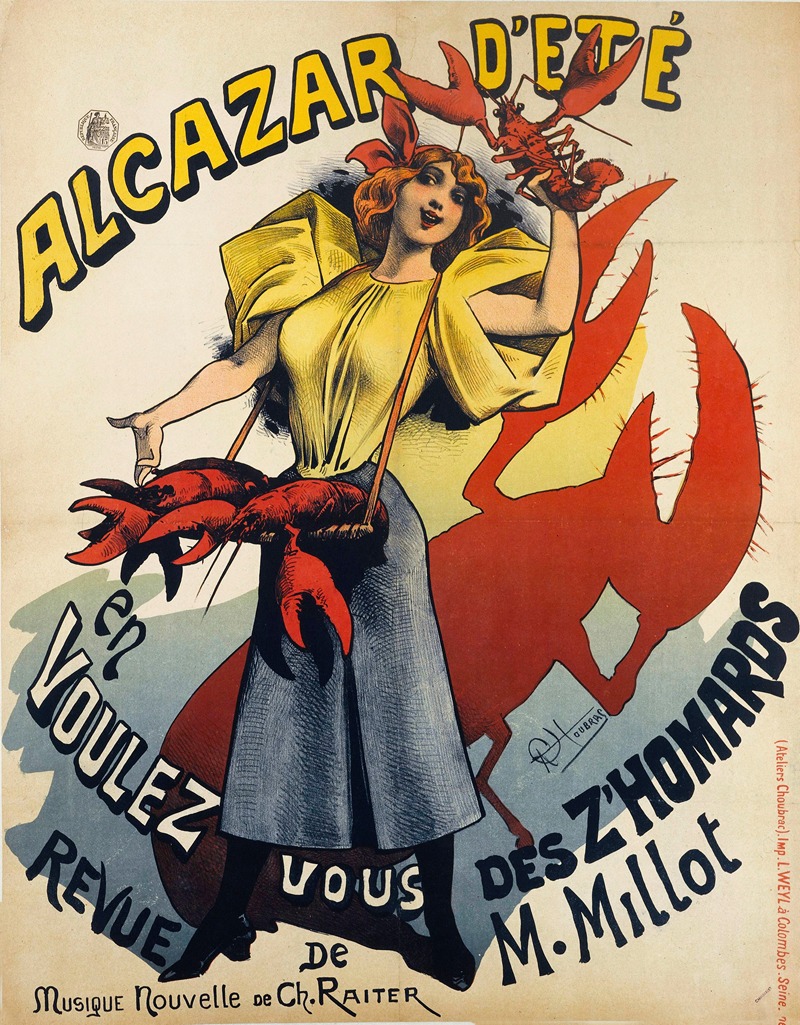 Alfred Choubrac - Alcazar D’ete En Voulez Vous Des Z’homards