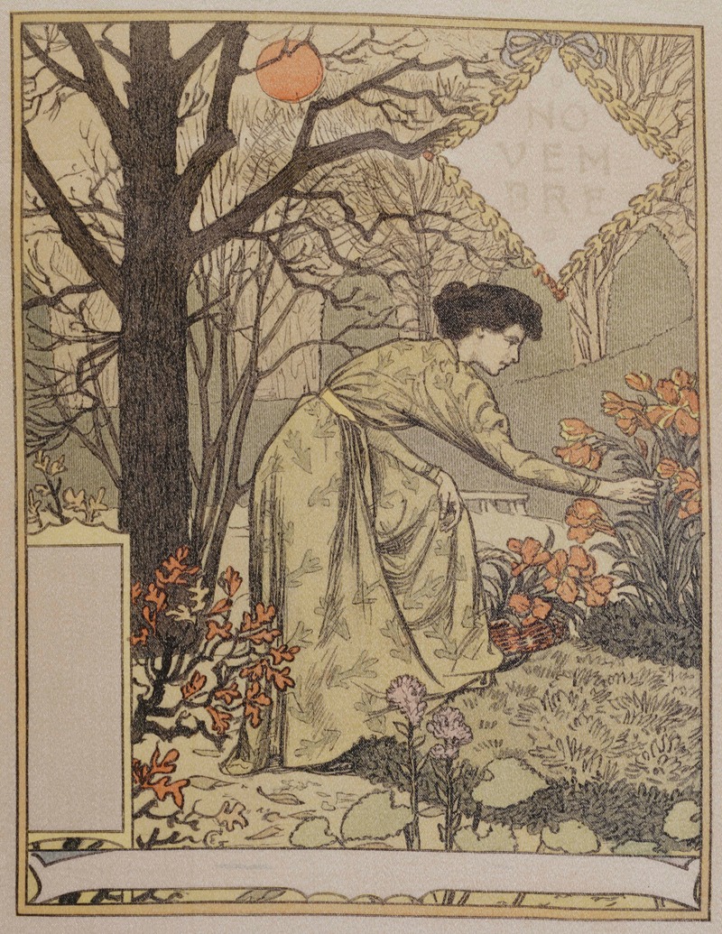 Eugène Grasset - Novembre
