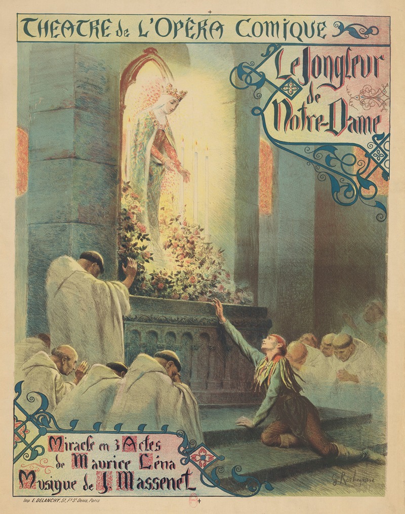 Georges Antoine Rochegrosse - Le Jongleur de Notre-Dame