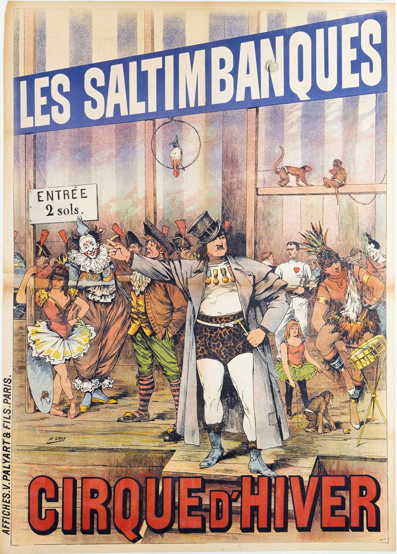 Henri Boulanger Gray - Les Saltimbanques