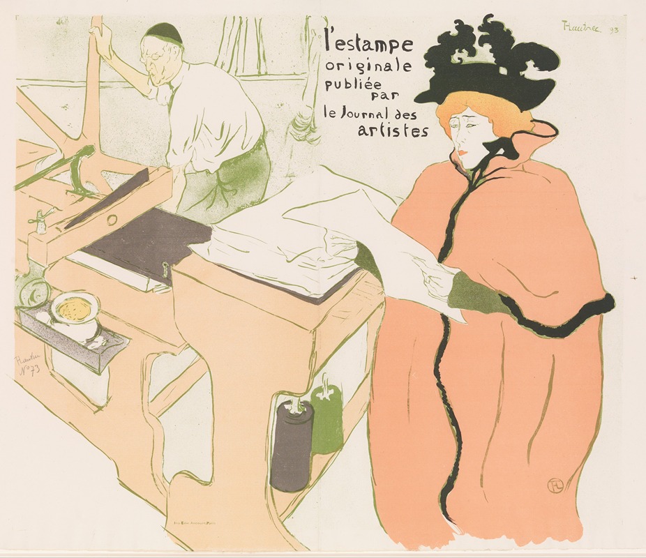 Henri de Toulouse-Lautrec - Cover for L’Estampe originale, Album I, publiée par les Journal des Artistes