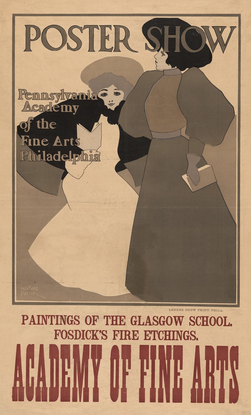 Maxfield Parrish - Poster show, Pennsylvania Academy of the Fine Arts, Philadelphia