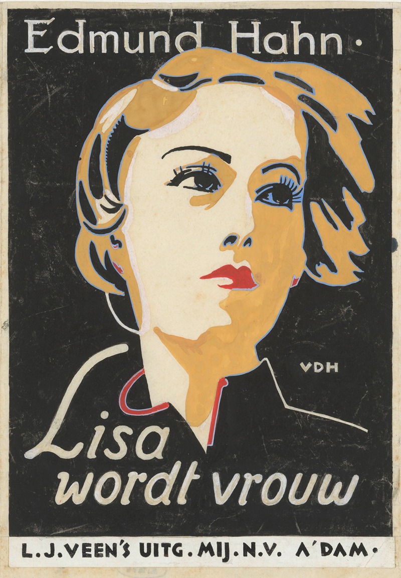 Anonymous - Bandontwerp voor; Edmund Hahn, Lisa wordt vrouw (Lisa wird eine Frau), 1933