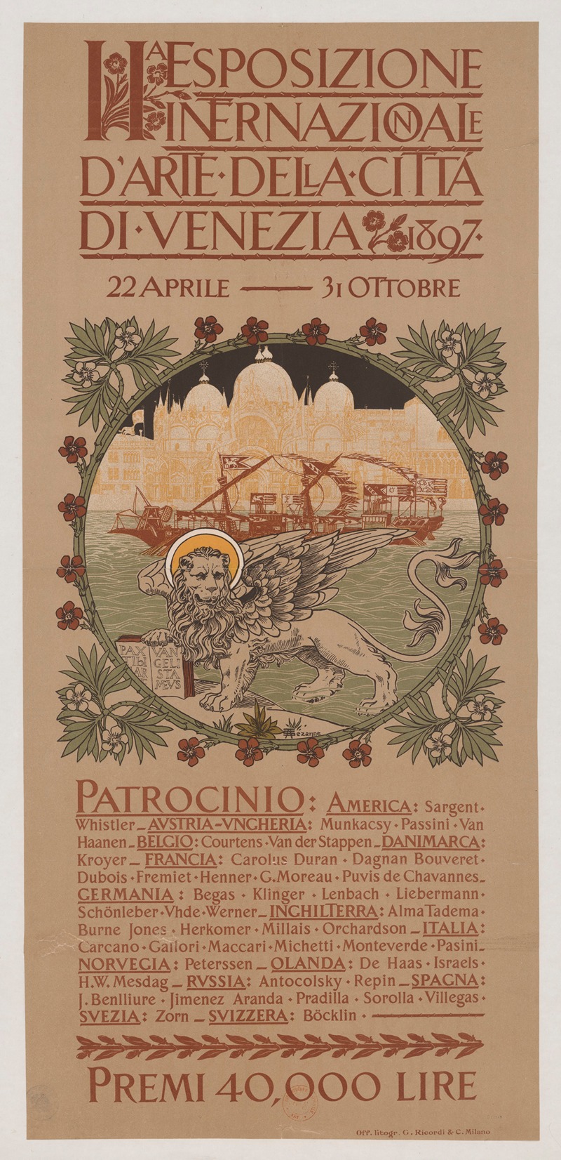 Anonymous - Esposizione internationale d’arte della citta di Venezia – 1897