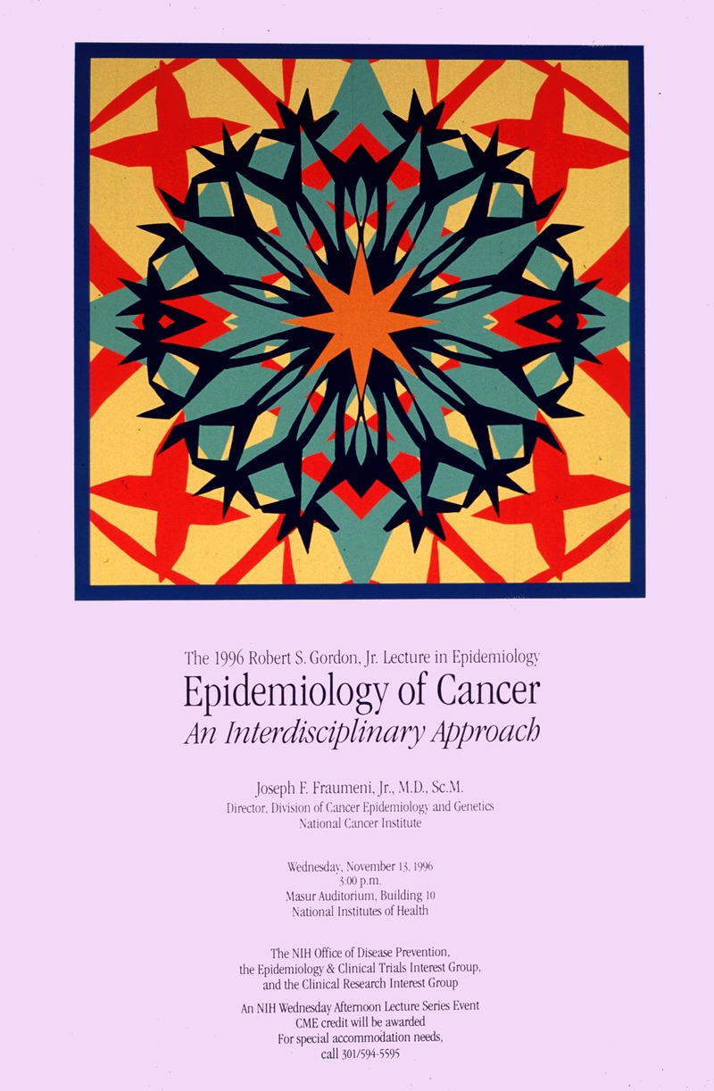 National Institutes of Health - Epidemiology of cancer, an interdisciplinary approach