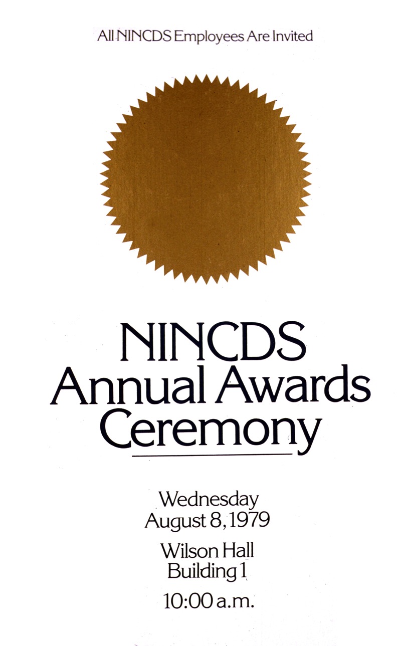 National Institutes of Health - NINCDS annual awards ceremony
