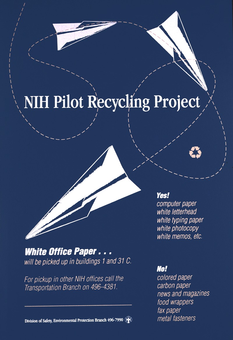 National Institutes of Health - NIH pilot recycling project II