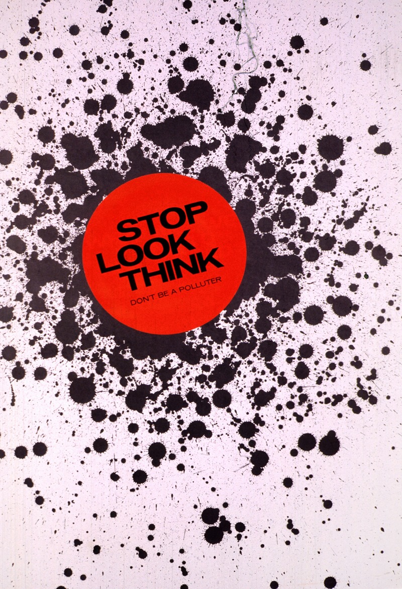National Institutes of Health - Stop, look, think; don’t be a polluter