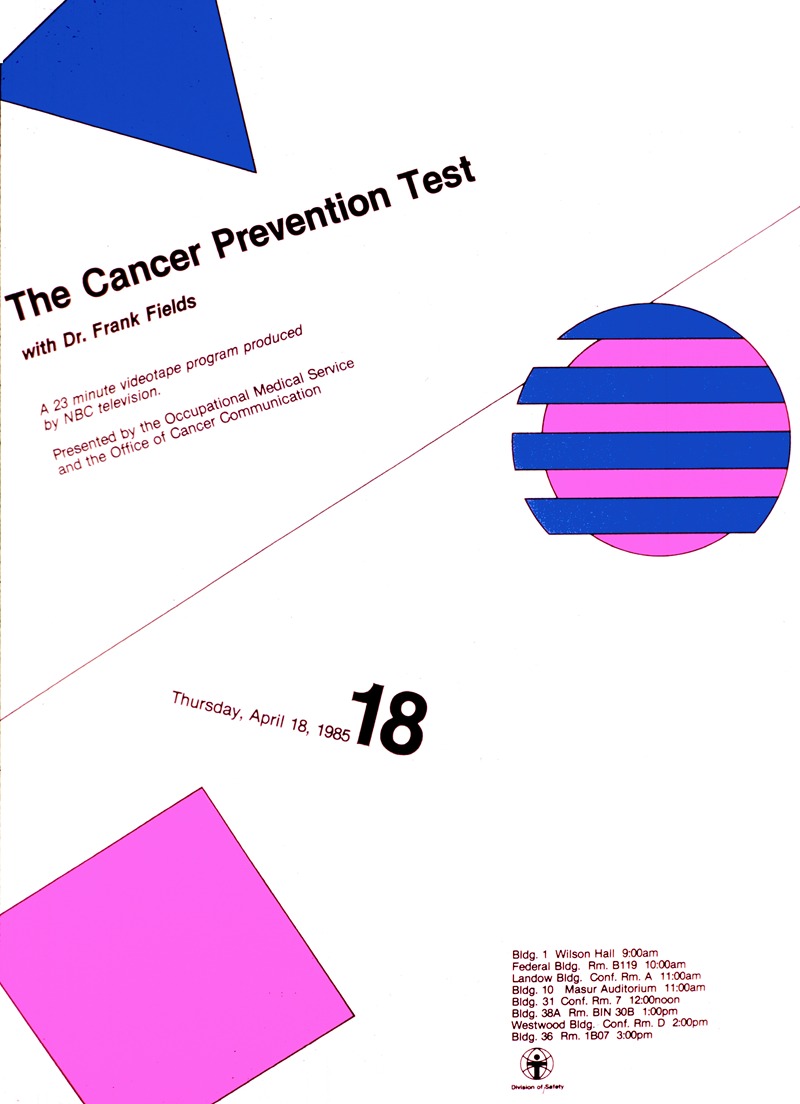 National Institutes of Health - The cancer prevention test