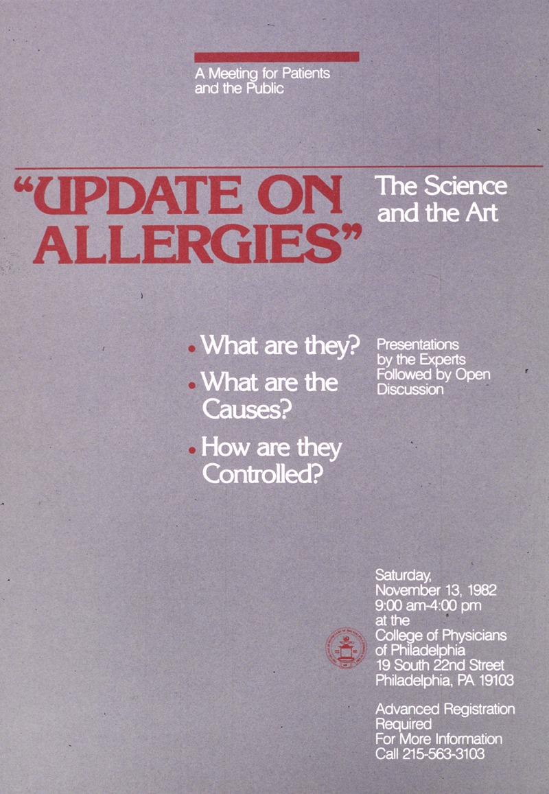 National Institutes of Health - Update on allergies