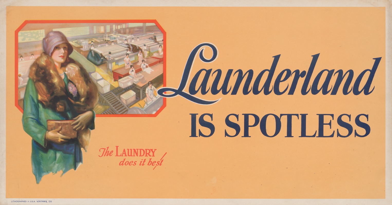 Anonymous - Launderland is spotless. The laundry does it best.