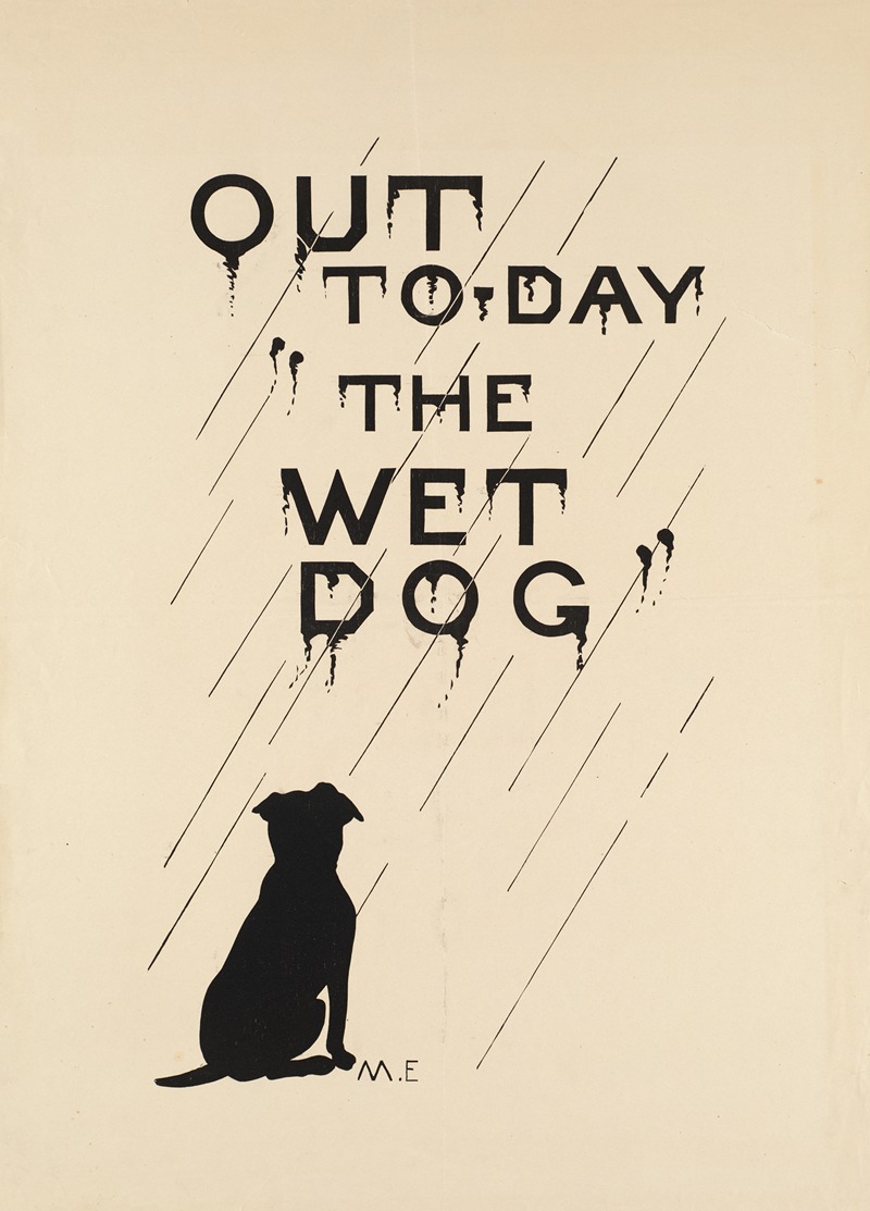 Anonymous - Out to-day ‘The wet dog’