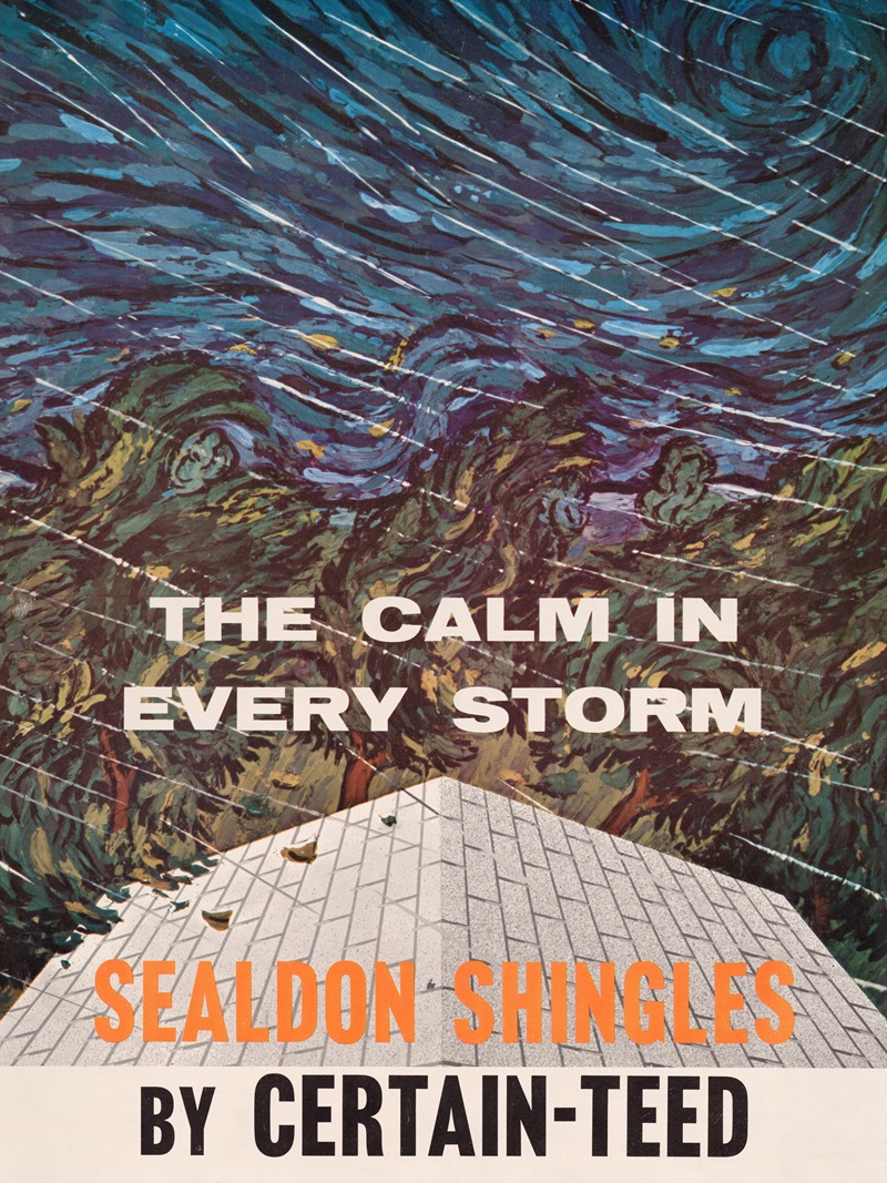 Anonymous - The calm in every storm. Sealdon shingles, by Certain-Teed