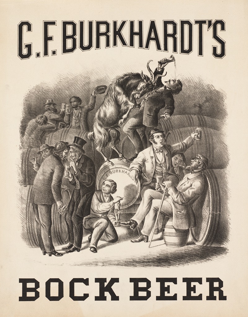 Charles Wellington Reed - G. F. Burkhardt’s bock beer