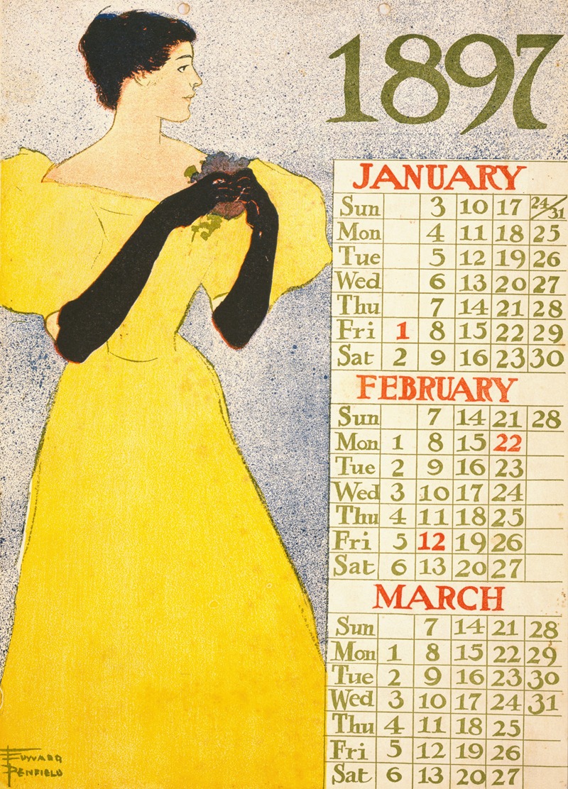 Edward Penfield - 1897 January, February, March