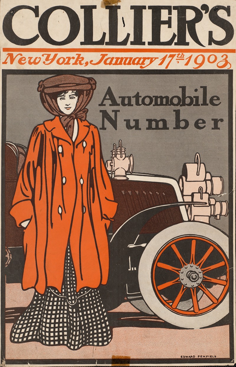 Edward Penfield - Collier’s automobile number